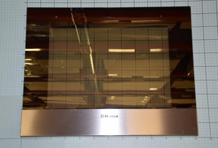 Стекло двери духовки Hansa (Ханса) внешнее