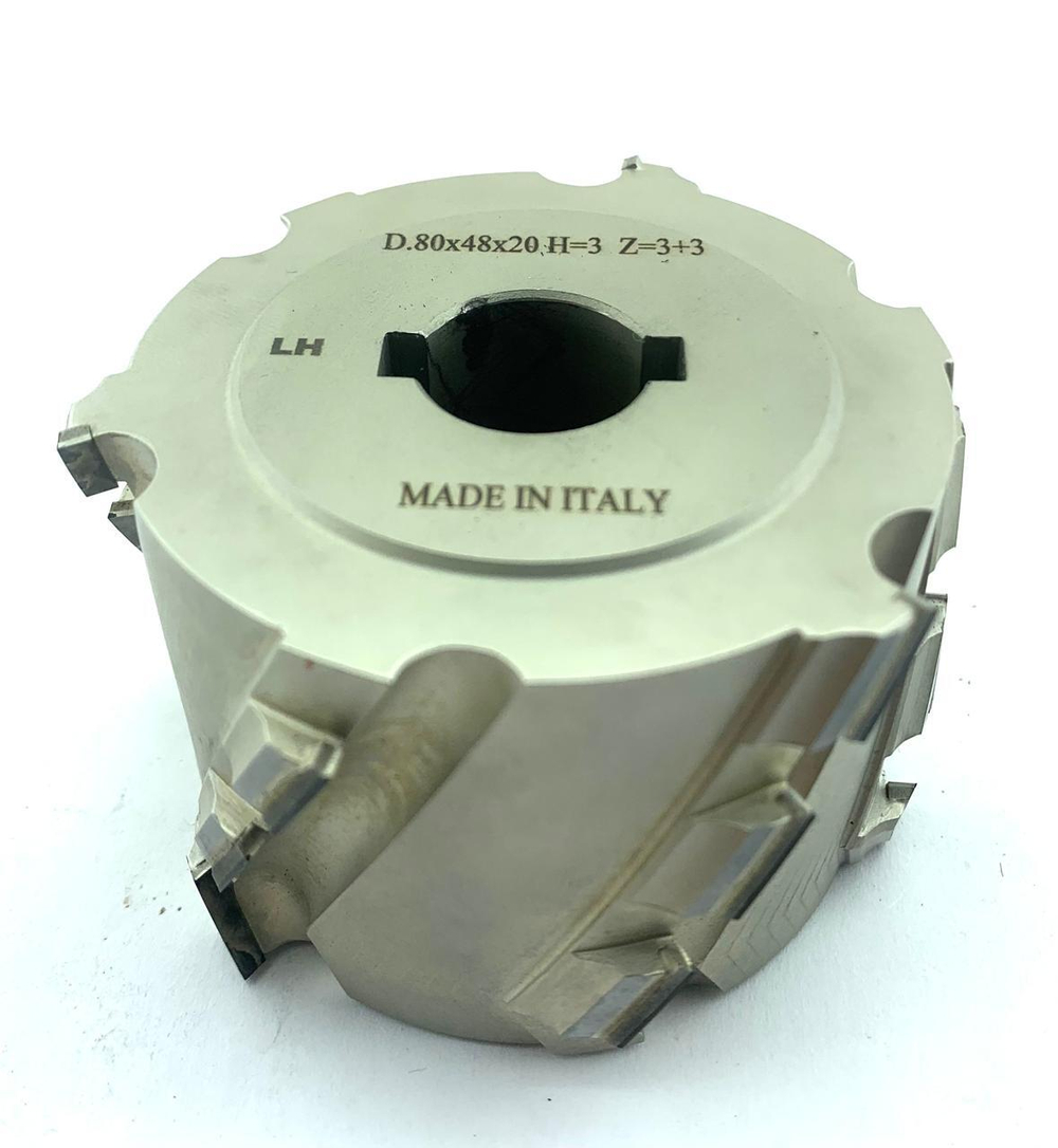 PCD фреза D.80x48x20+DKN Z=3+3 H=3 LH + RH для Filato FL-530