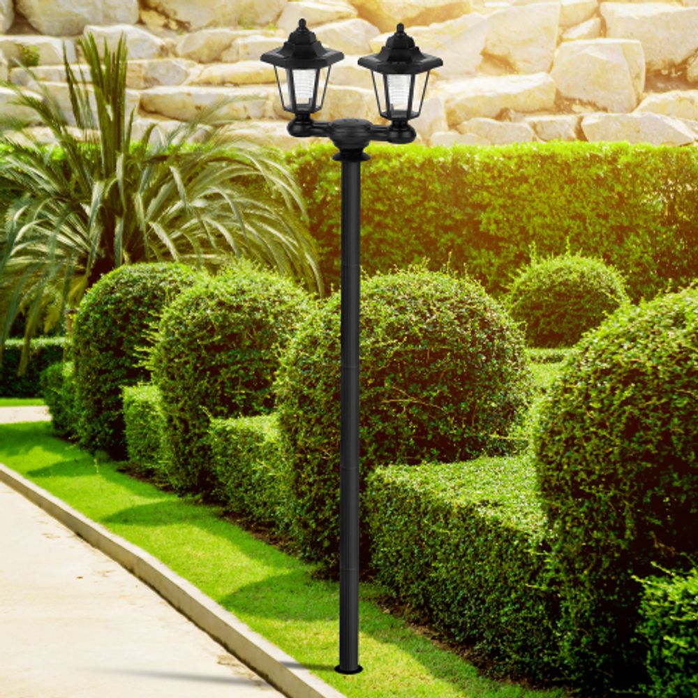 ERASV01-01 ЭРА ЭРА Садовый светильник на солнечной батарее, пластик, черный, 150 см | Садовые декоративные светильники