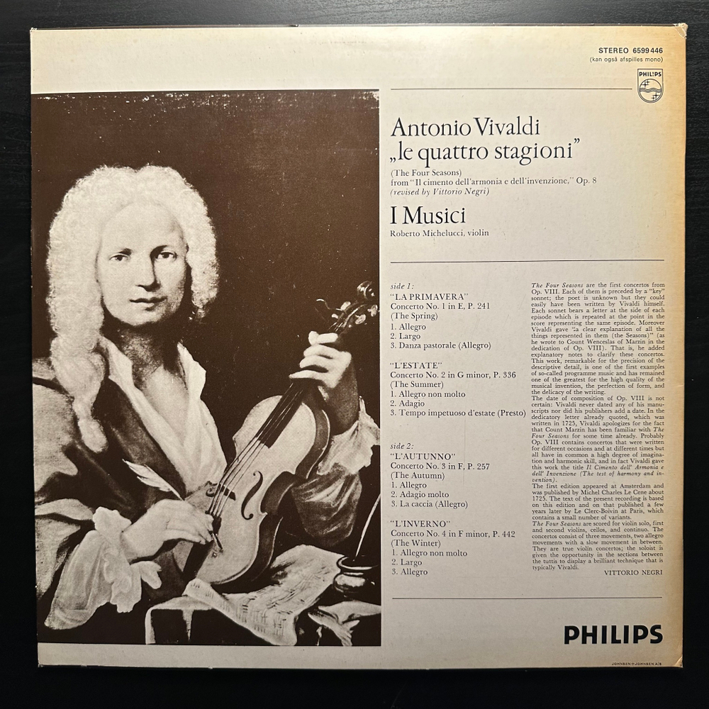 Вивальди - Времена года (Голландия 1970г.)
