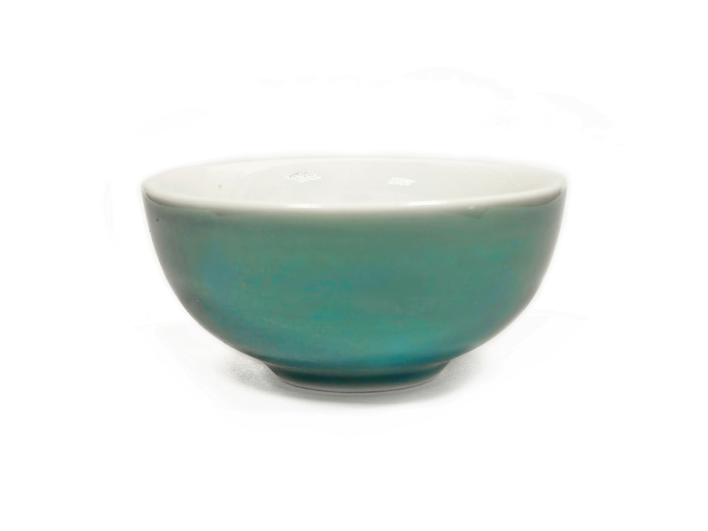 268119.3 Пиала ЯРКАЯ без рисунка 55 мл d=6, h=3,  фарфор селадон