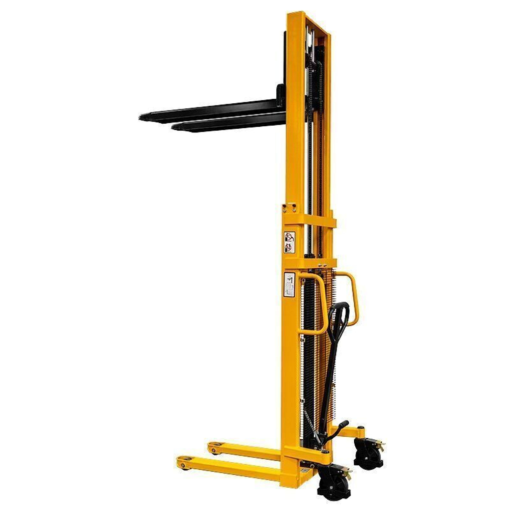 Ручной гидравлический штабелер SDJ 1520 (г/п 1.5 т, 2 м, фиксированные вилы) SMART