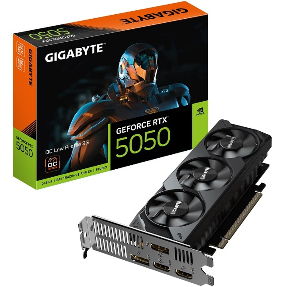 Видеокарта GIGABYTE GeForce RTX 5050 Low Profile OC 8GB (GV-N5050OC-8GL)