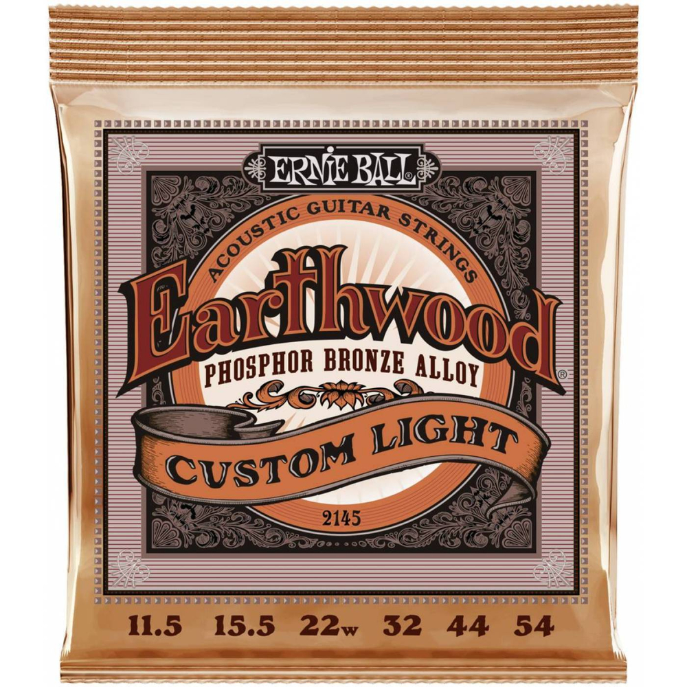 Струны для акустической гитары Ernie ball 2145 Custom Light фосфор