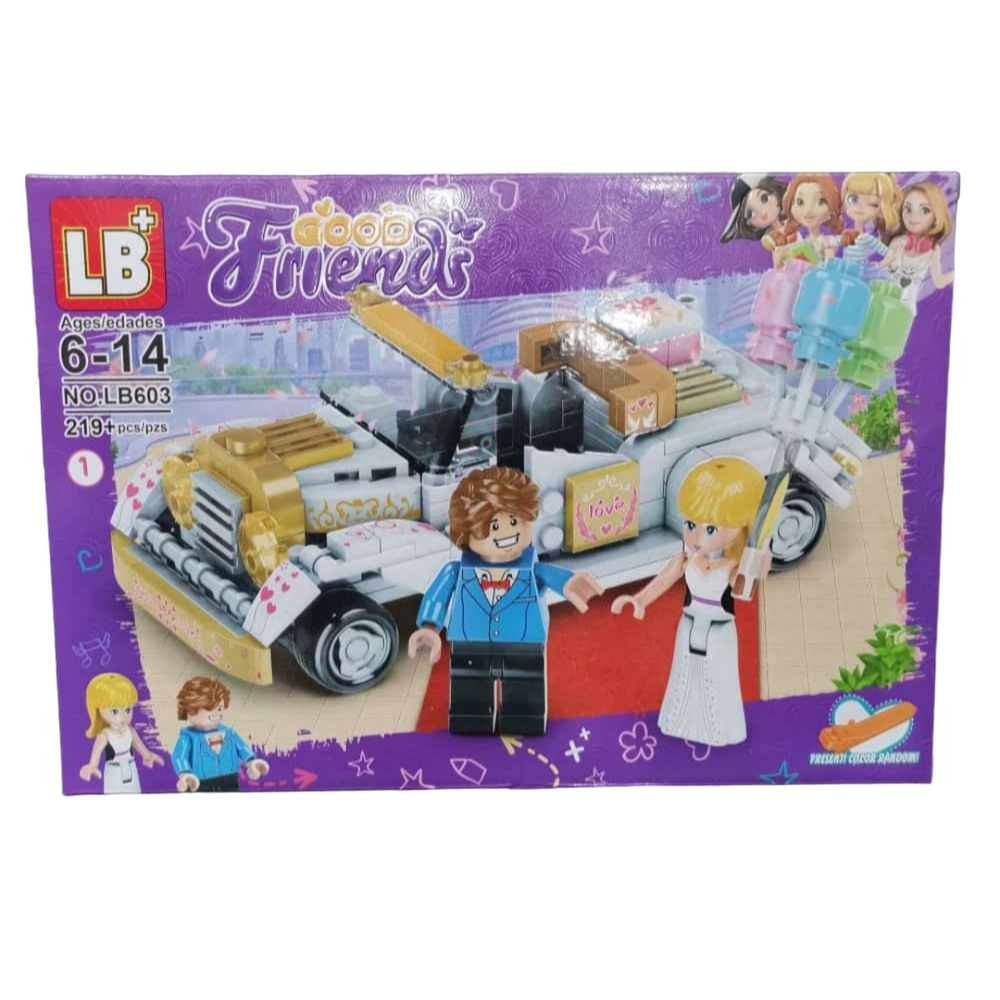 Конструктор лего LB+ Good FRIENDS NO.LB603 "Лимузин" с LED подсветкой, 219+ дет