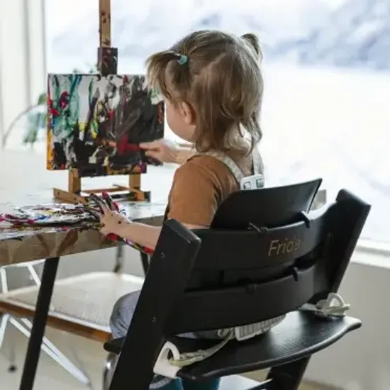 Стульчик для кормления STOKKE Tripp Trapp комплект 4 в 1 (Black Oak)