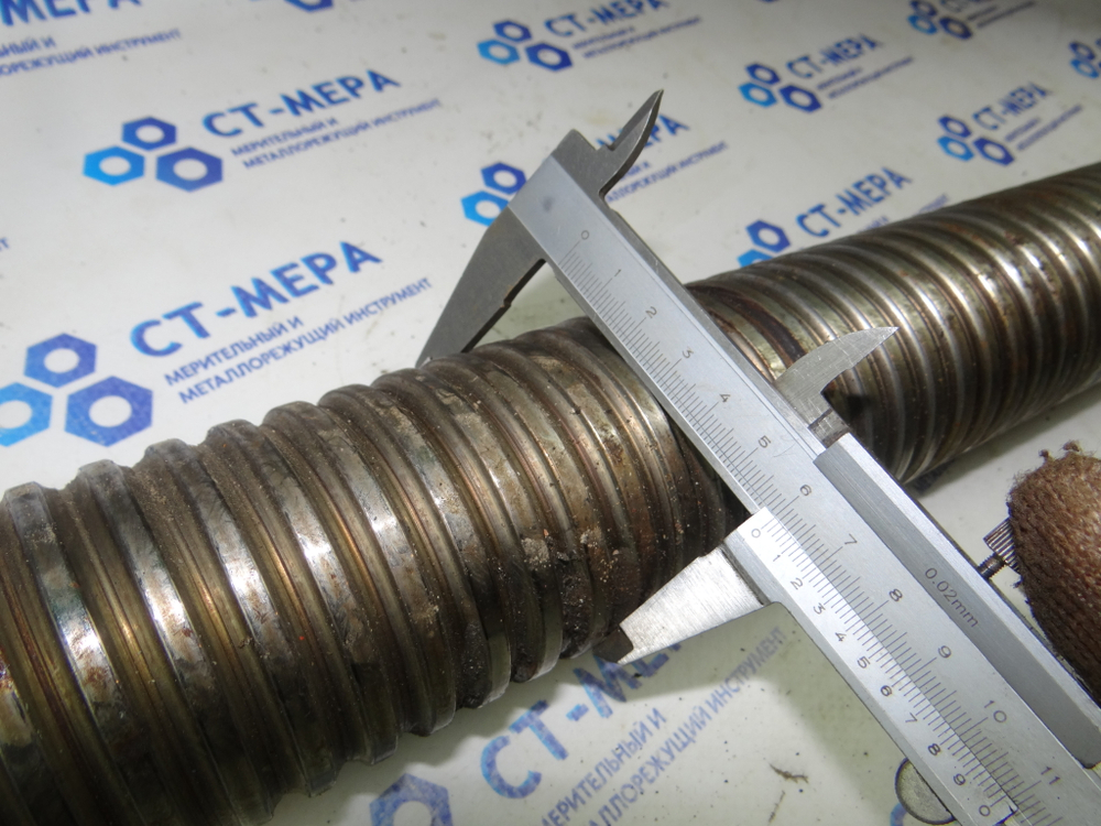 Шарико-винтовая пара ШВП L=1600 L резьбы=1200 d61 шаг 10мм