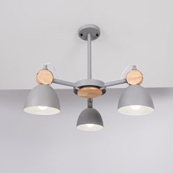 Люстра На Штанге Rolla 3 Gray By Imperiumloft