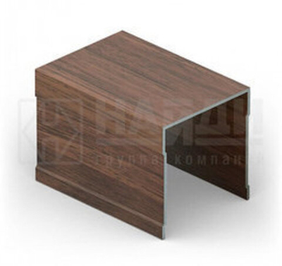 Направляющая верхняя однополозная (5,40 м) Мокко глянец