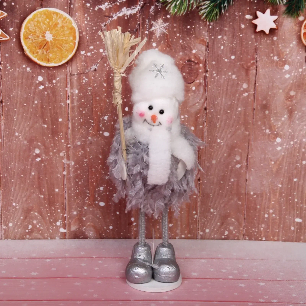 Фигурка новогодняя «Новогоднее волшебство» 20 см, серебро