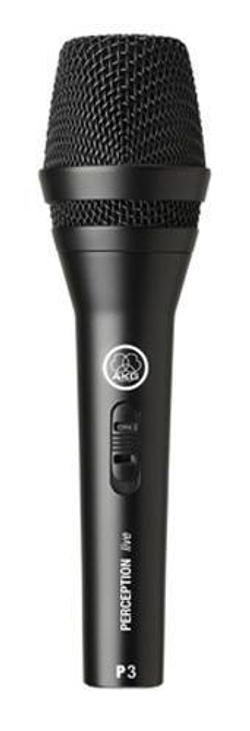 AKG P3S микрофон динамический кардиоидный вокальный/инструментальный 40-20000Гц с выкл