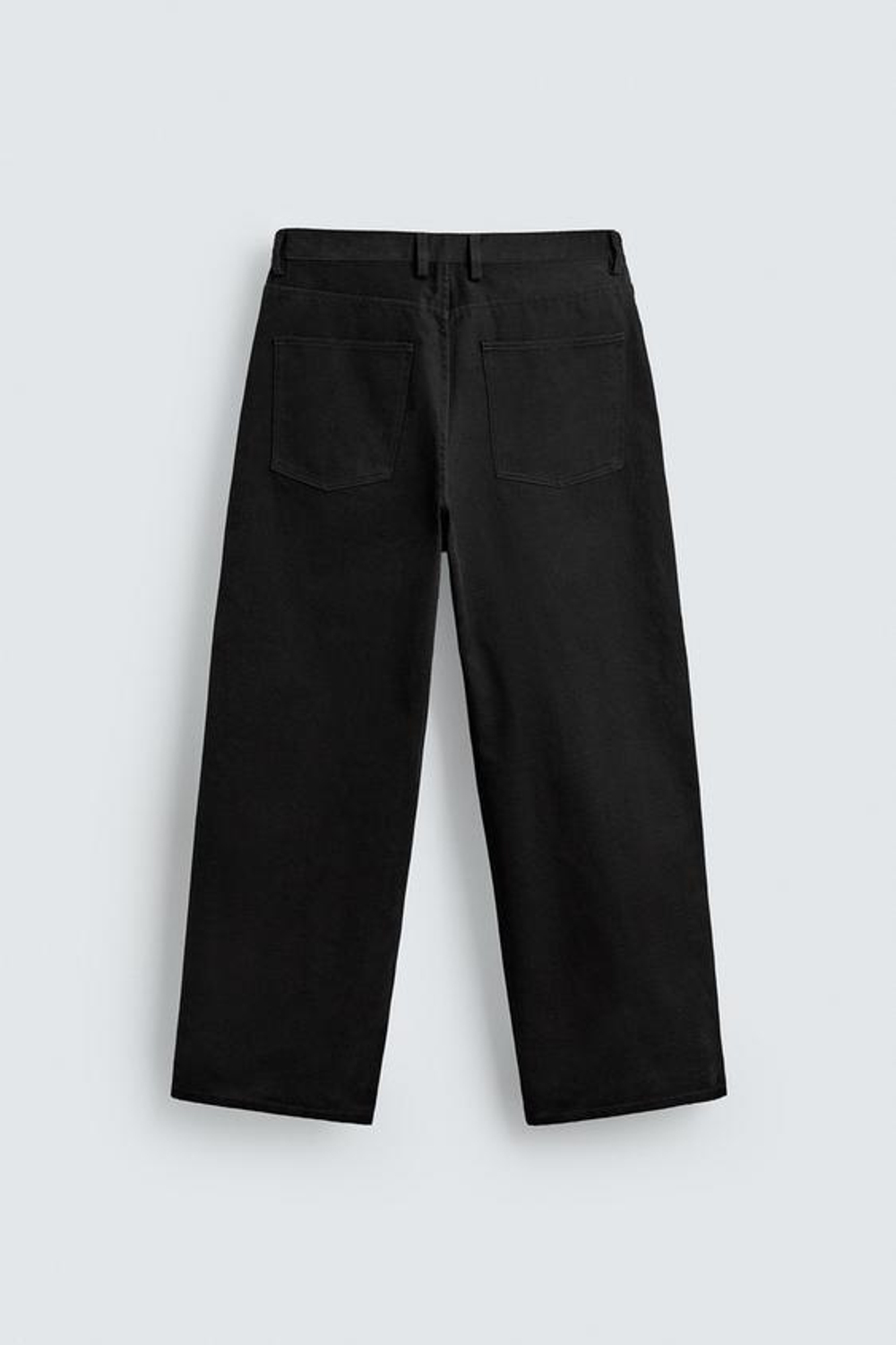 ZARA ДЖИНСЫ BAGGY FIT, ЧЕРНЫЙ