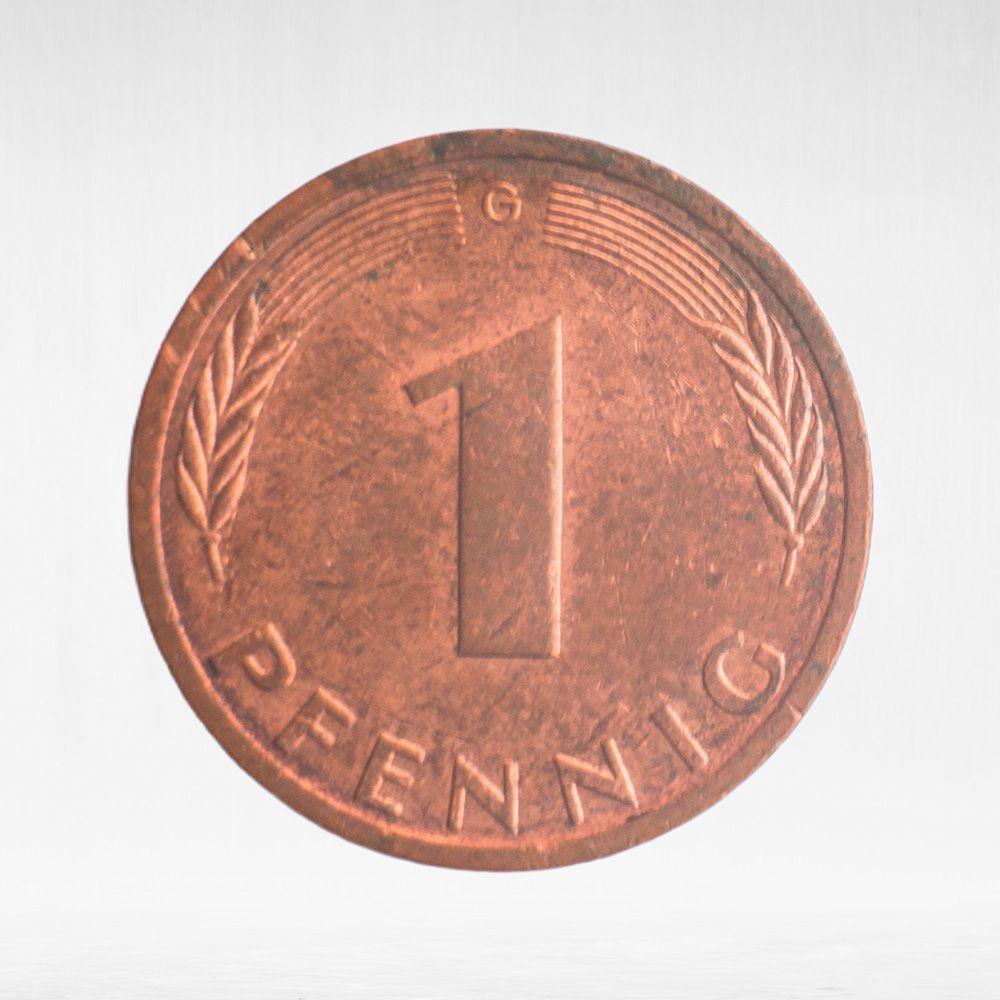 Germany, 1 Pfennig, 1988, (Karlsruhe Mint - "G"), VF
