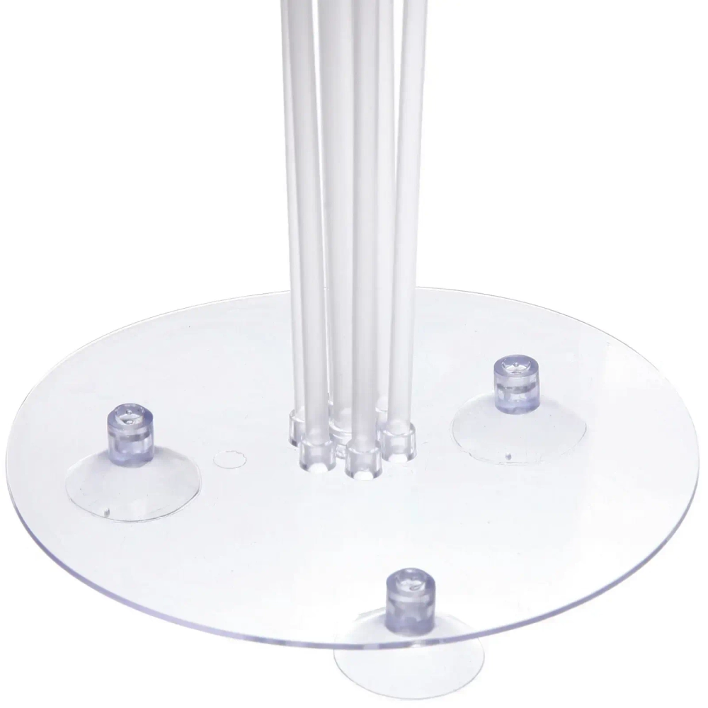 Подставка для шаров «Цветок 2» (основа, 7 палочек с держателями) 67*35*54 см, прозрачный