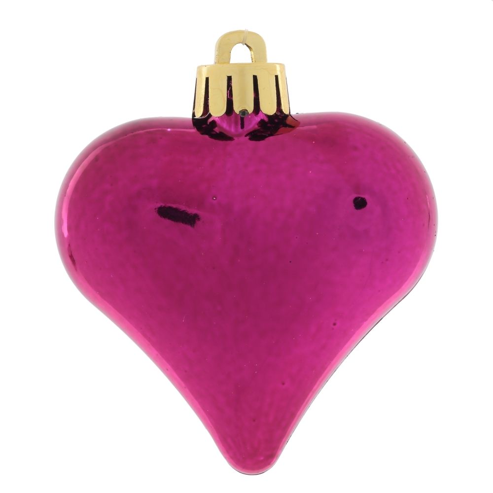 GAEM Набор из 6шт Украшение новогоднее "Сердце", L16 W2,5 H10,5 см