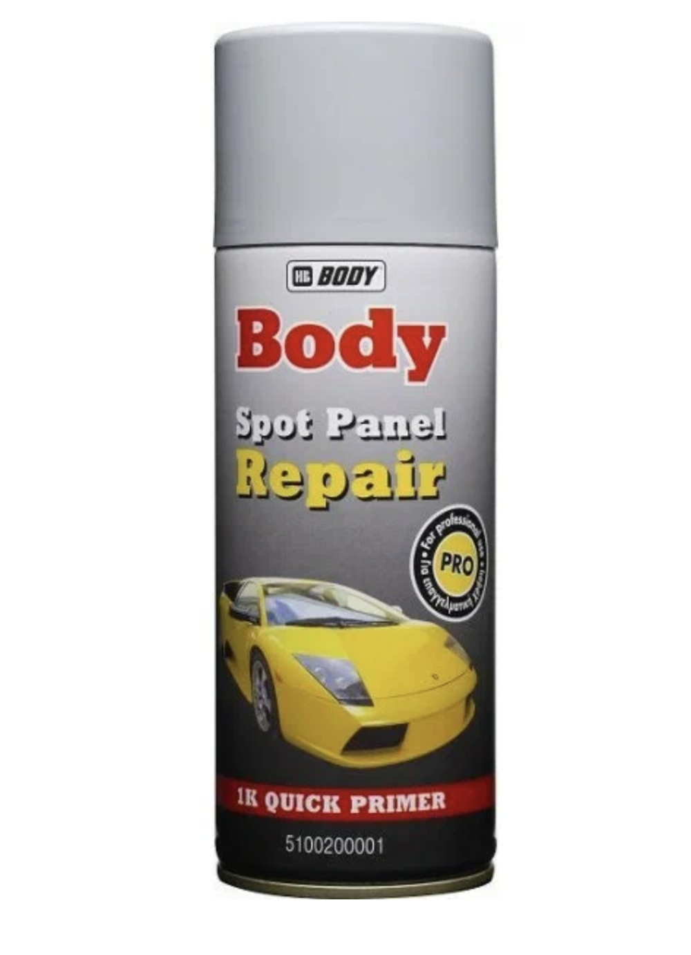 BODY Spot Repair Аэрозольный грунт для точечного ремонта (0.4 л) серый