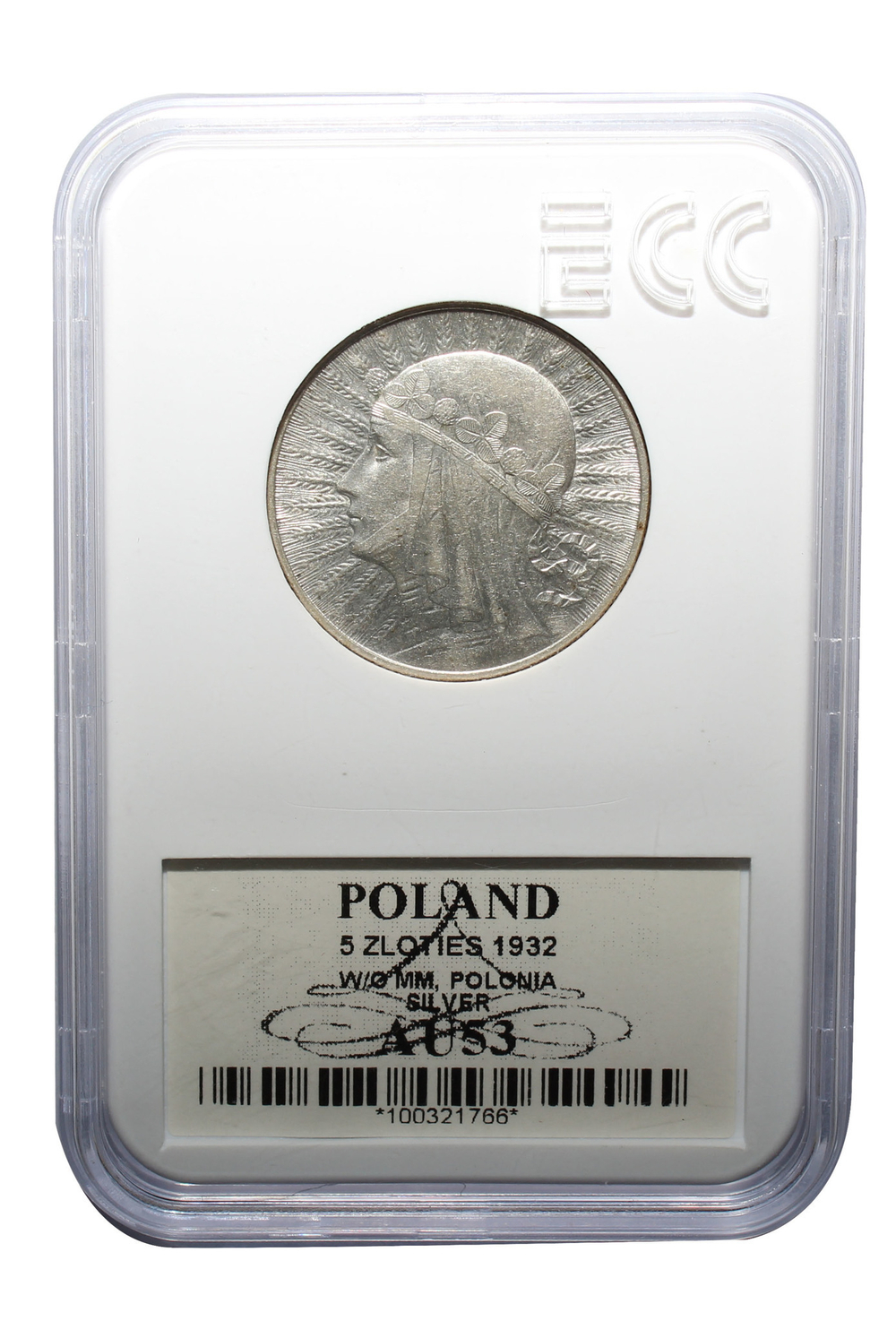5 злотых Польша Ядвига 1932 год UNC