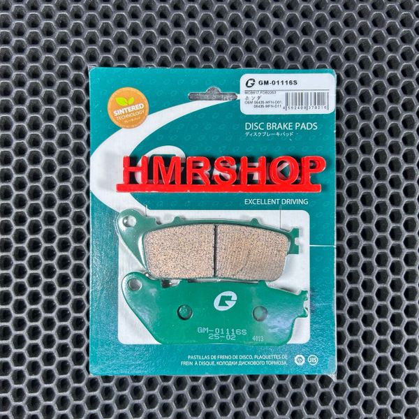 G-brake Колодки тормозные задние GM01116S