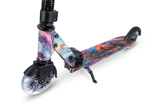 Самокат Micro Sprite Glow (светится в темноте) LED, Art Млечный путь