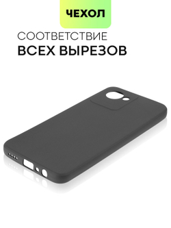 Чехол BROSCORP для realme Narzo 50i Prime;realme C30 оптом (арт. RM-N50iPRIME-COLOURFUL-BLACK)