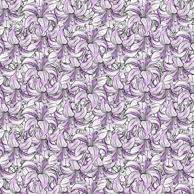 Абстрактный паттерн - Лилии