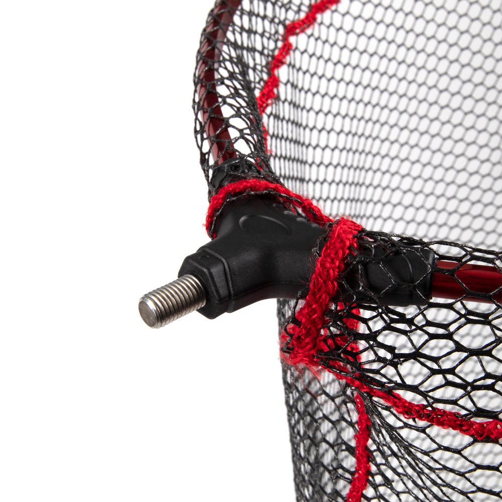 Голова подсачека Namazu Pro, овальный обод 50х45 см, прорезиненная сетка/25/