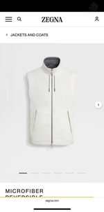 Двухсторонний жилет Ermenegildo Zegna