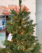 Елка с гирляндой «Барокко» (Литая+пвх) 120 см / 1,2 м