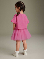 Футболка и юбка в комплекте для девочки Next N13-177, Фуксия