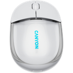 CANYON mouse OnClick 24 BT/ Wireless Transparent/White