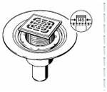 Трап Viega Advantix 4951,1 арт. 557 201, для душа, гидрозатвор, нержавеющая сталь