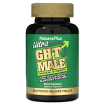 NaturesPlus, Ultra GHT Male, 90 таблеток с замедленным высвобождением
