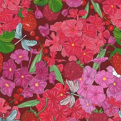 цветы и ягоды