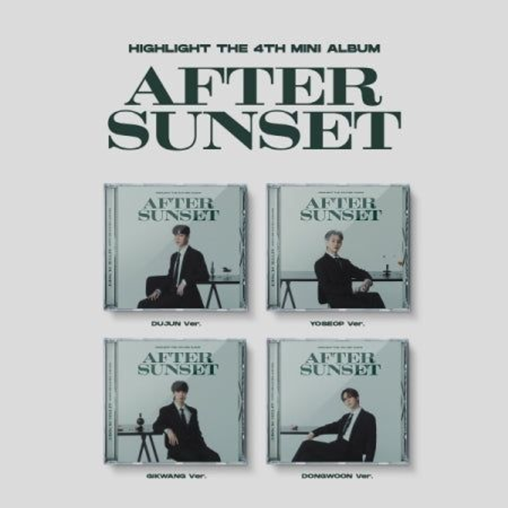 Альбом Highlight - AFTER SUNSET 4th Mini Album Jewel Case RANDOM Version