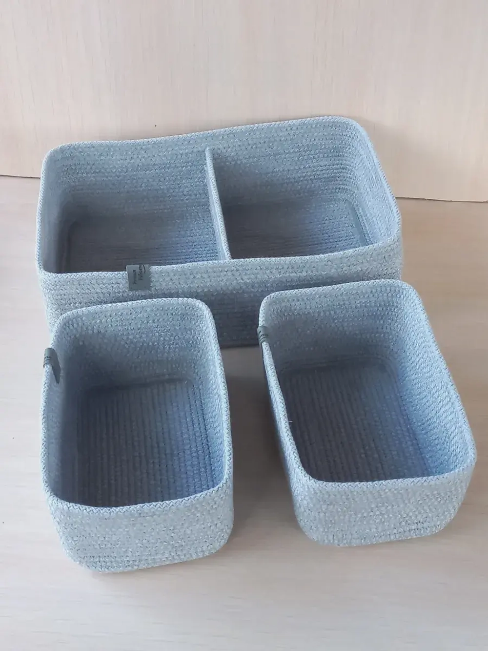 Органайзер для косметики плетеный