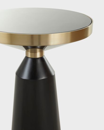 Черный приставной столик “Ровена”