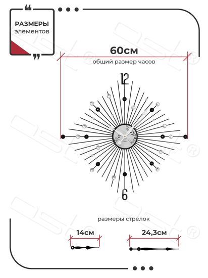 Настенные часы "Limelight"