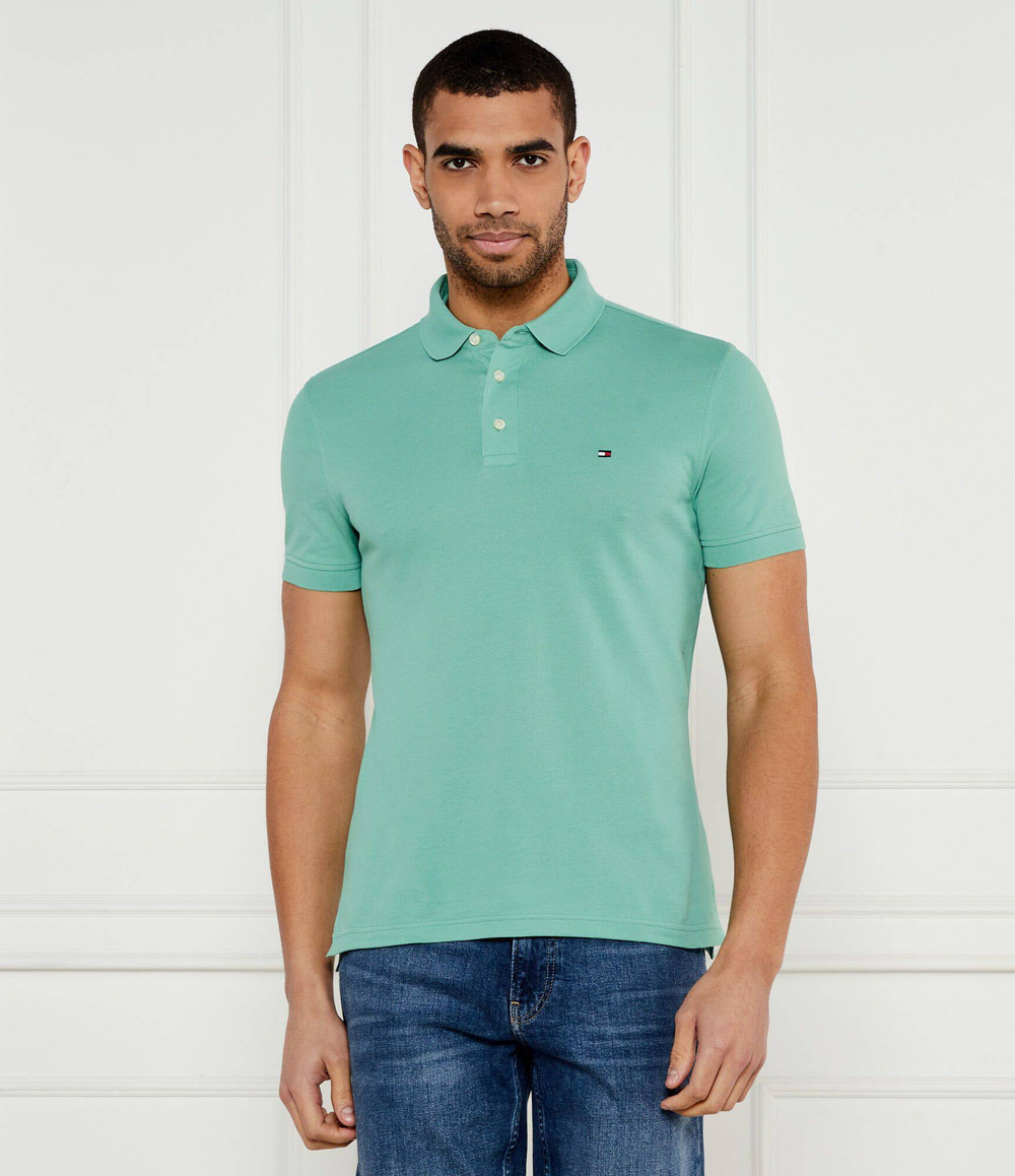 Поло Tommy Hilfiger - зеленый(MW0MW17771)