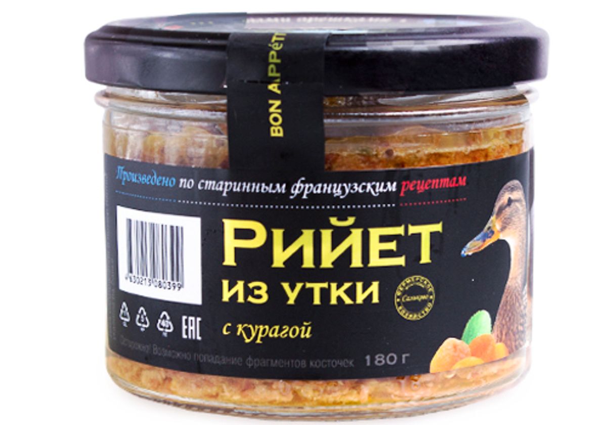 Рийет из утки с черносливом "Ферма Сальково", 180г