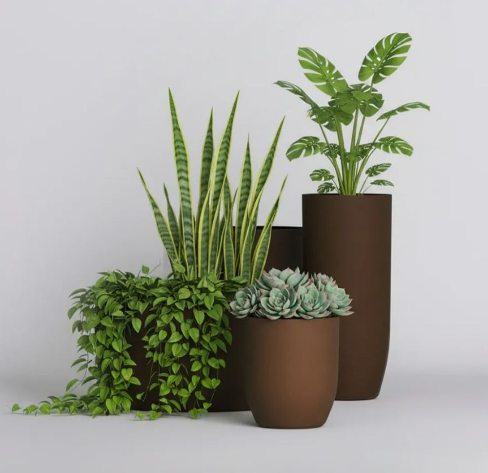 Кашпо, коллекция КОЛОР, форма ЙАР