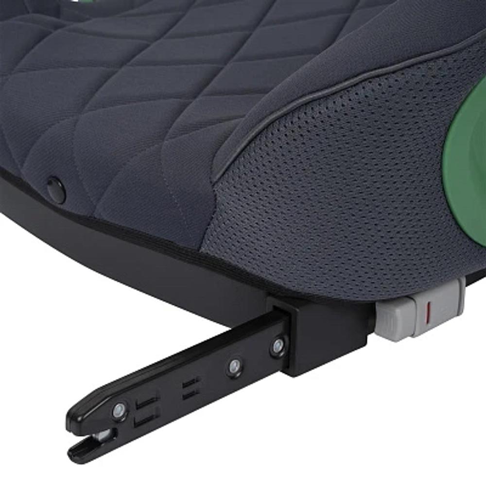 Автокресло бустер Indigo QuickFix Isofix группа 3 (22-36кг) серый-серая сетка