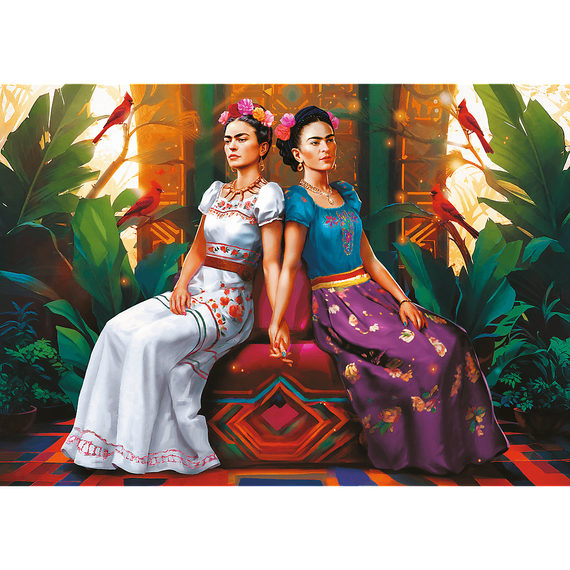 Puzzles - &quot;1000 Premium Plus&quot; - Frida Kahlo: Two Selves / Frida Kahlo Corporation