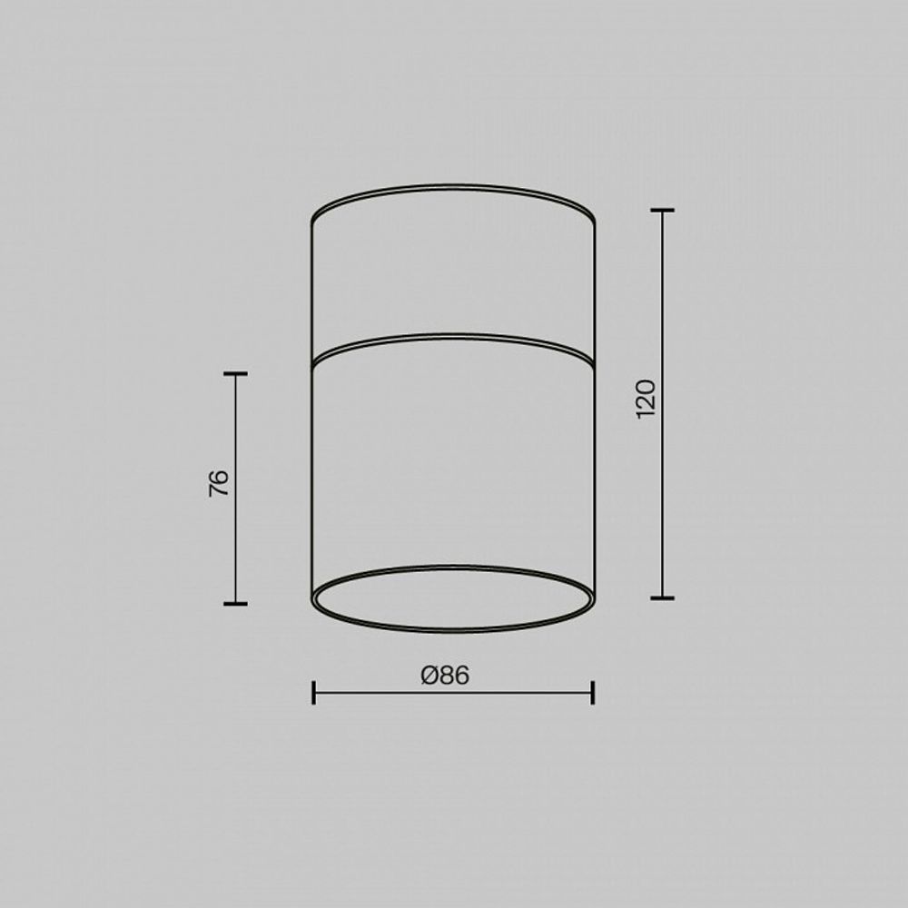 Накладной светильник Maytoni Glory C094CL-GX53-B