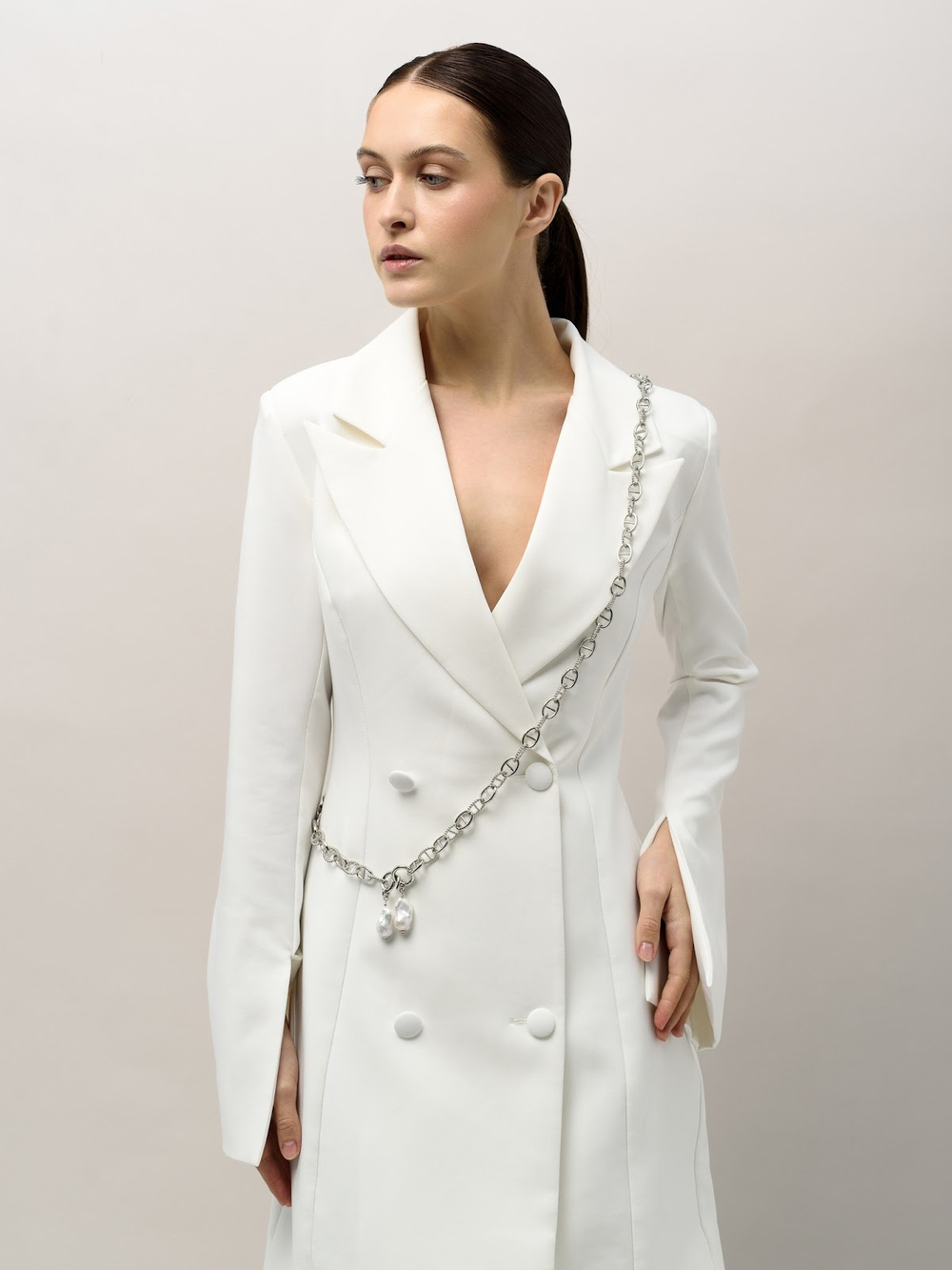 Пояс "Valencia Pearl" Silver