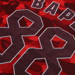 A Bathing Ape Bathing Ape Shirts Button Moderate Polyester Regular Straight Fit Summer 0zxsrm314321q красный