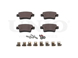 Колодки тормозные диск. задние UNIO BRP-20408