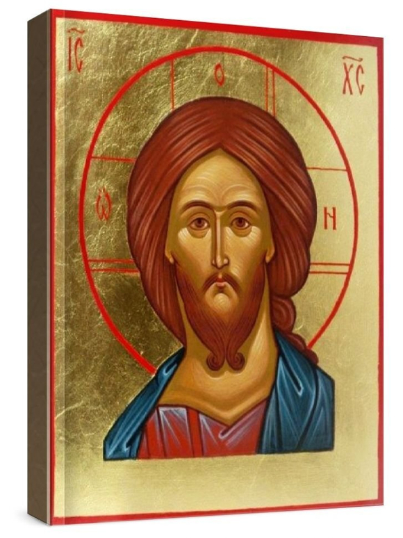 Венчальная пара 22. Спаситель (рукописная икона)