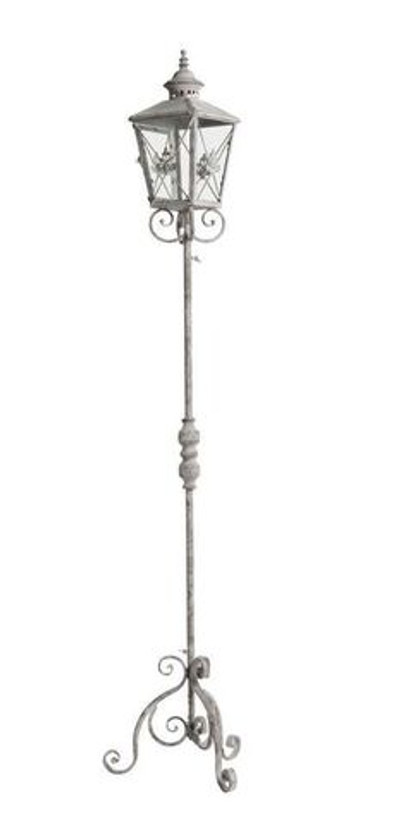 Подсвечник "Фонарь" 34x30x152см Металл,стекло