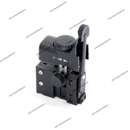 Выключатель подходит для дрели Интерскоп ДУ-500-800Р (в пакете с наклейкой)