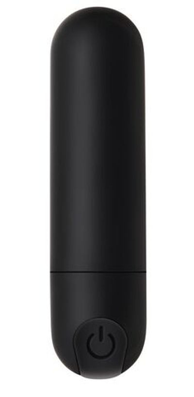 Черная перезаряжаемая вибропуля All Powerful